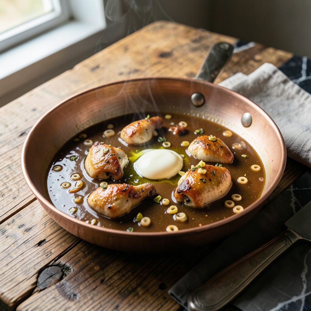Roast Chicken Pan Sauce Recipe: Rich and Savory Base for Homemade Meals detailed visual guide