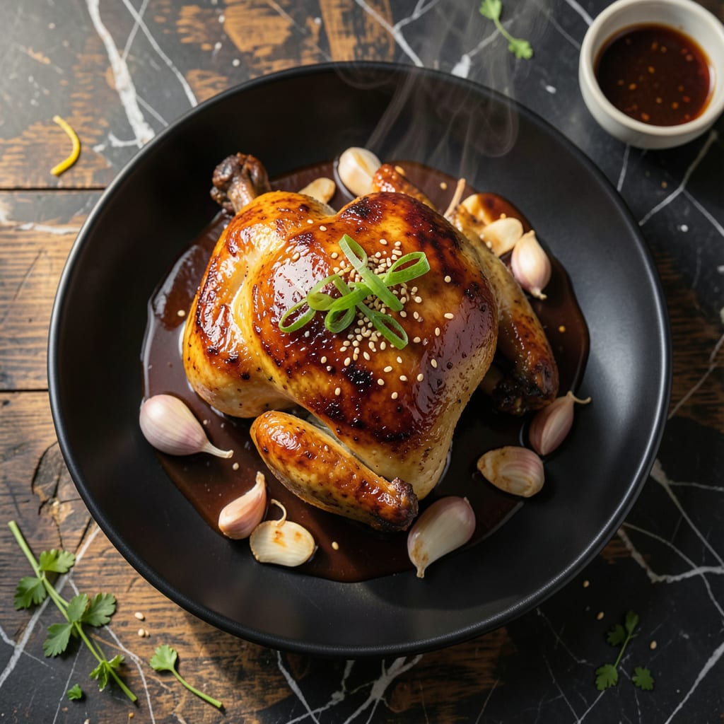 Complete Roast Chicken Soy Sauce Recipe: Umami Rich Crispy Skin Delight overview image