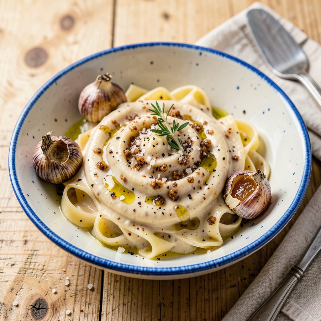 Comprehensive Roasted Garlic Pasta Sauce Recipe: Creamy, Rich Depth for Any Noodle visual reference