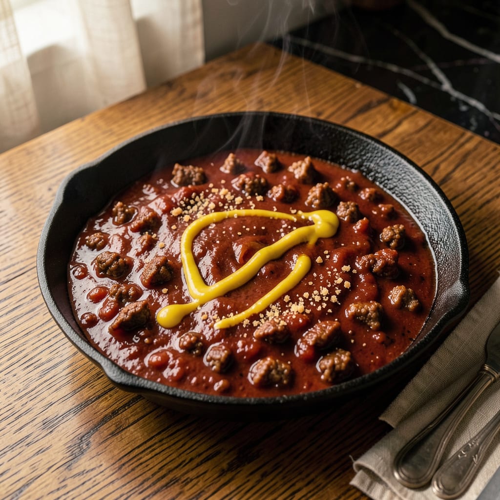 Rudy's Hot Dog Sauce Recipe: Tangy and Meat Rich Topping for Game Day detailed visual guide