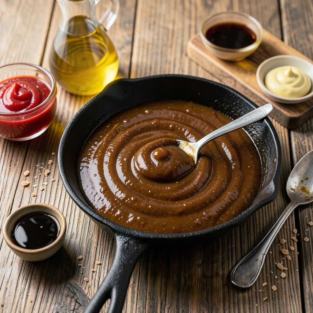 Russell's BBQ Sauce Recipe: Tangy Sweet Glaze for Grilling Season detailed visual guide