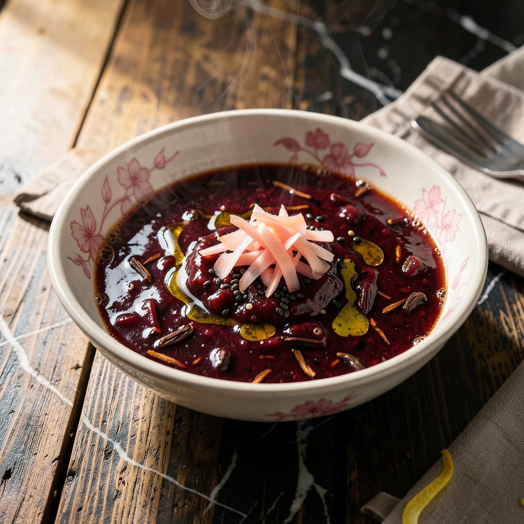 sakura chaya hot and spicy sauce recipe illustration with key details