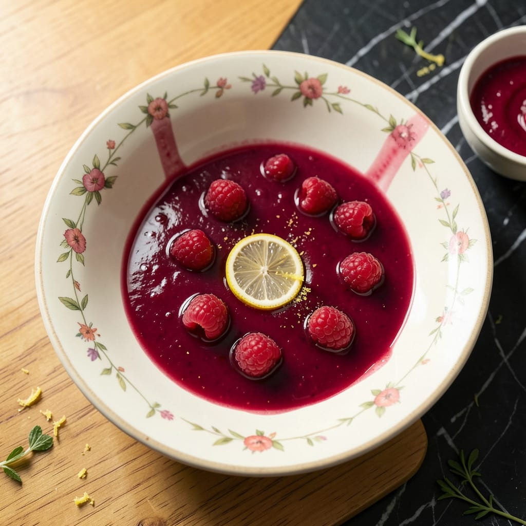 Comprehensive seedless raspberry sauce recipe visual reference