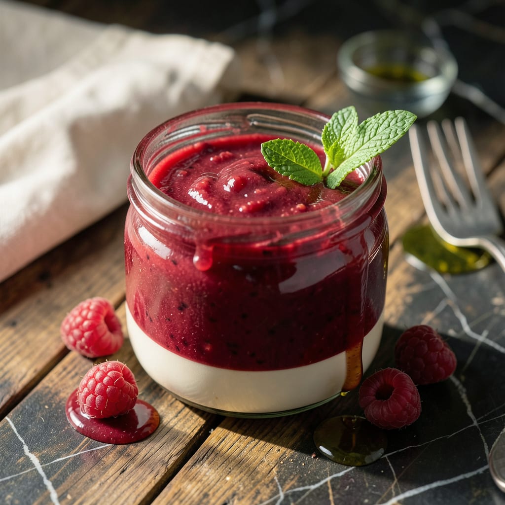 Visual representation of Seedless Raspberry Sauce Recipe: Smooth and Vibrant Coulis