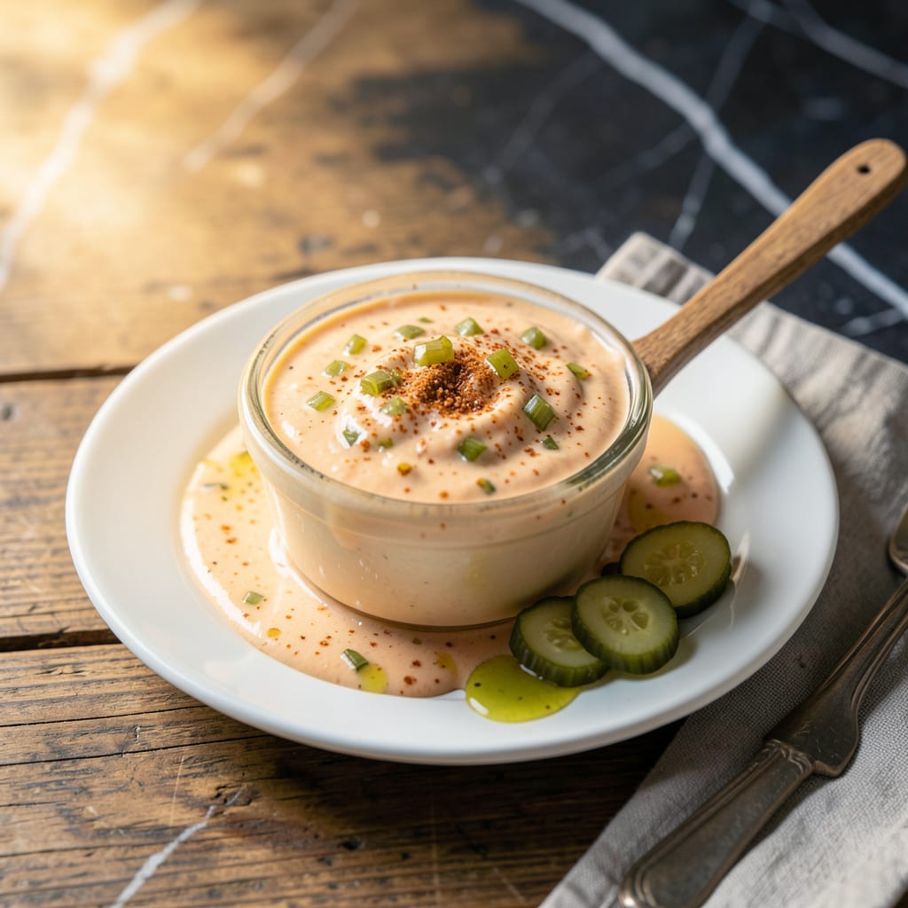 Shake Shack Sauce Recipe: Tangy Mayo Blend for Burgers and Fries example with annotations