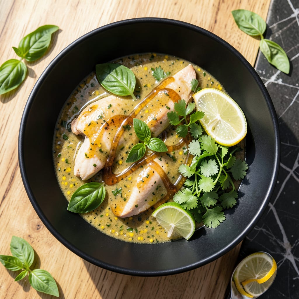 Slim Chicken Sauce Recipe: Light and Flavorful Dipping Delight illustration with key details