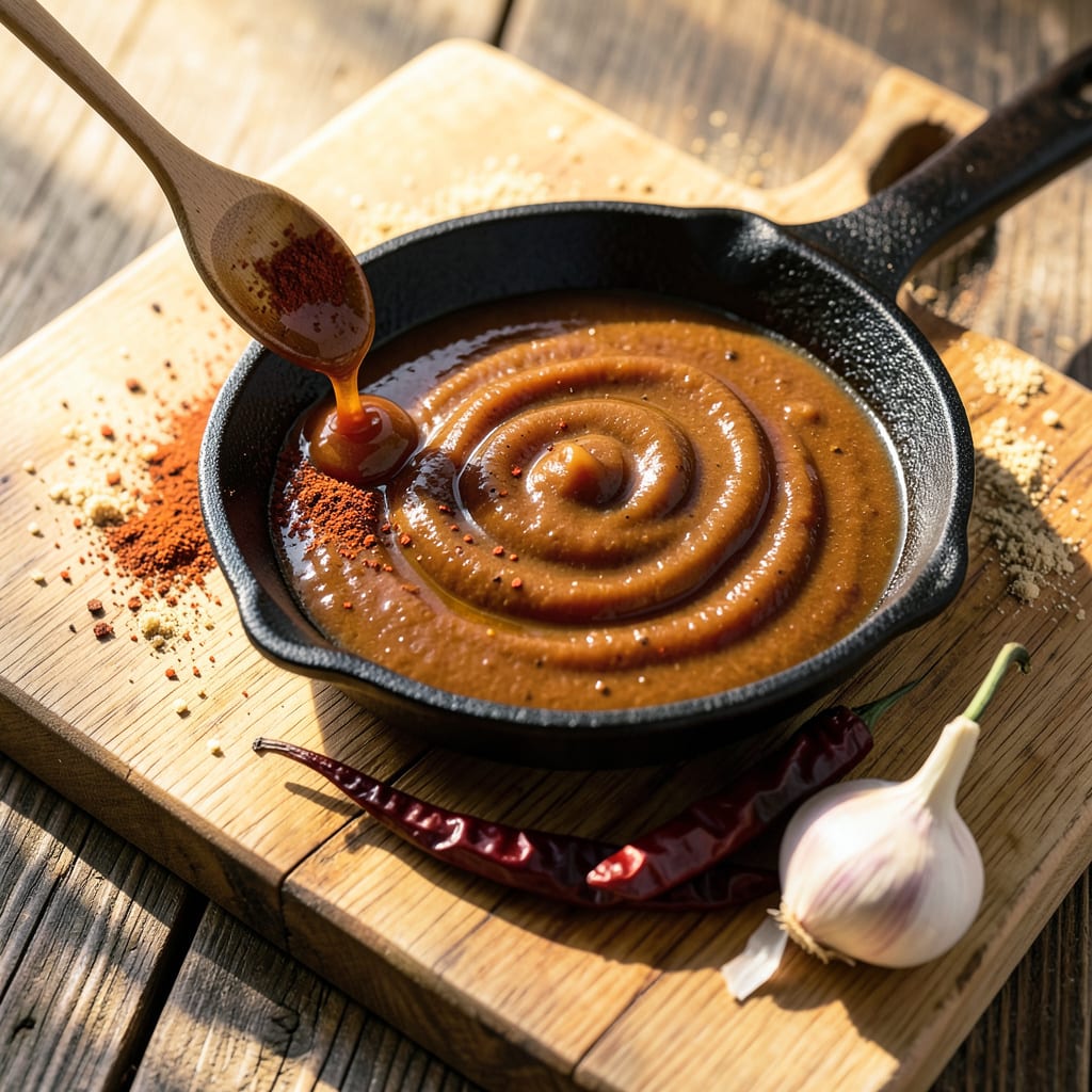 Slim Jim Sauce Recipe: Spicy, Tangy Dipping Magic in Minutes example with annotations