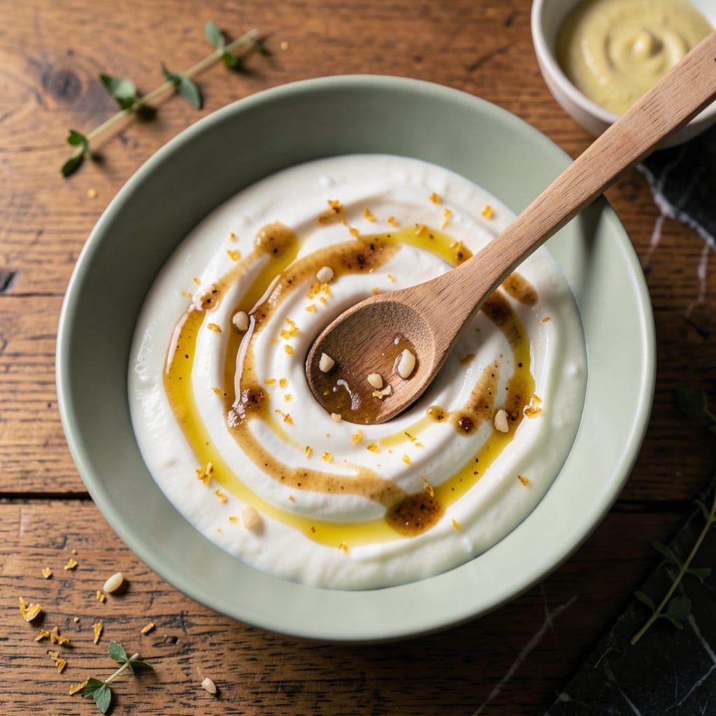 Slim Sauce Recipe: Tangy, Low Calorie Drizzle for Everything example with annotations