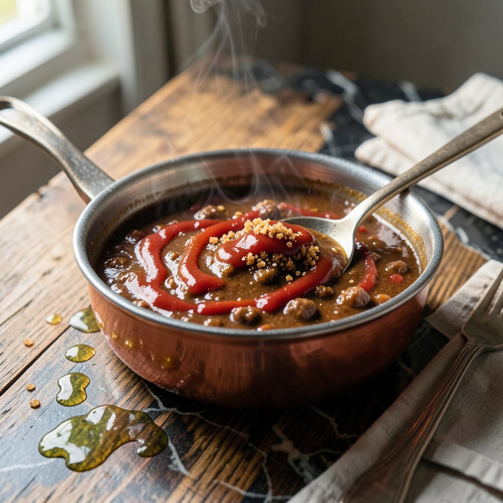 Sloppy Joe Sauce Recipe: Tangy Tomato Base With Herbal Depth example with annotations