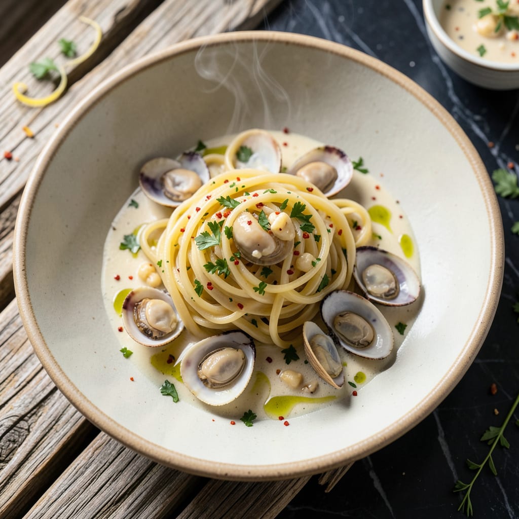 Comprehensive Snow's White Clam Sauce Recipe: Garlicky Briny Elegance Over Pasta visual reference