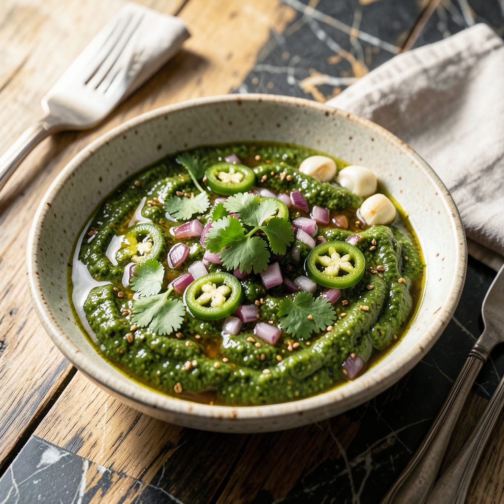 Visual representation of Sophie's Cuban Green Sauce Recipe: Zesty Herb Packed Condiment