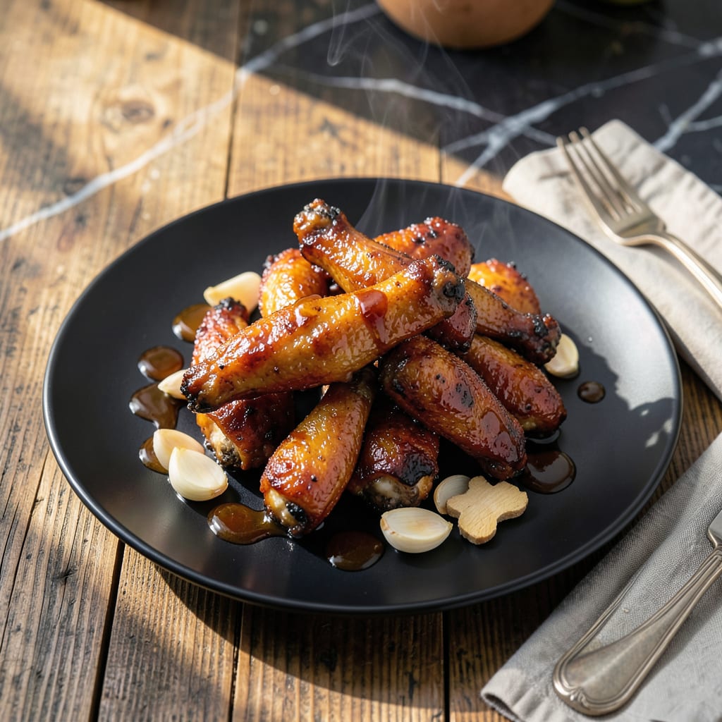 Visual representation of Soy Sauce Chicken Wings Recipe: Sticky Glaze With Umami Depth