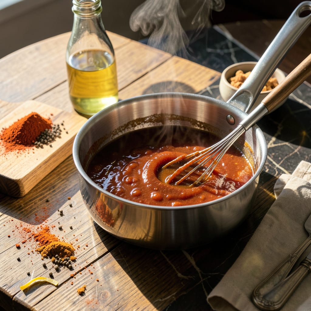 Comprehensive Spicy BBQ Sauce Recipe: Tangy Heat for Grilling Season visual reference