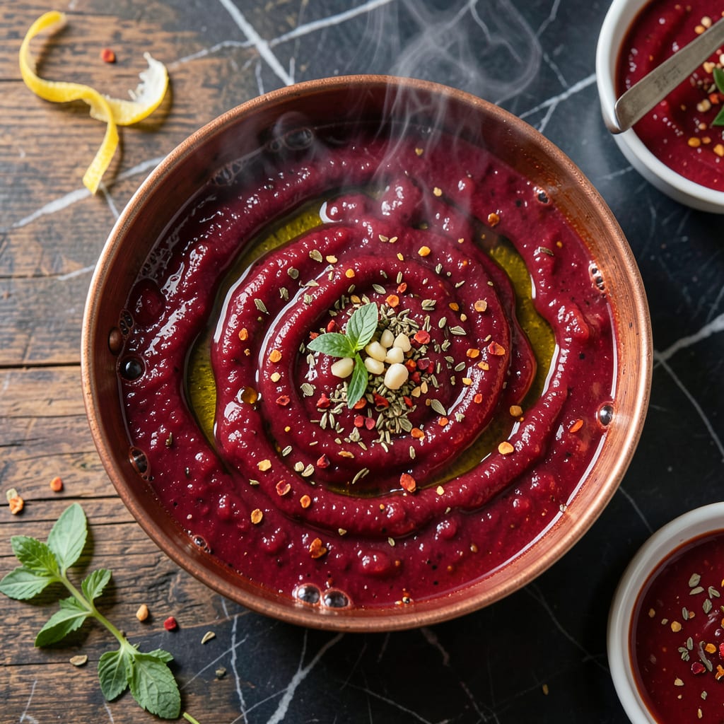Spicy Pizza Sauce Recipe: Zesty Tomato Base with a Kick example with annotations