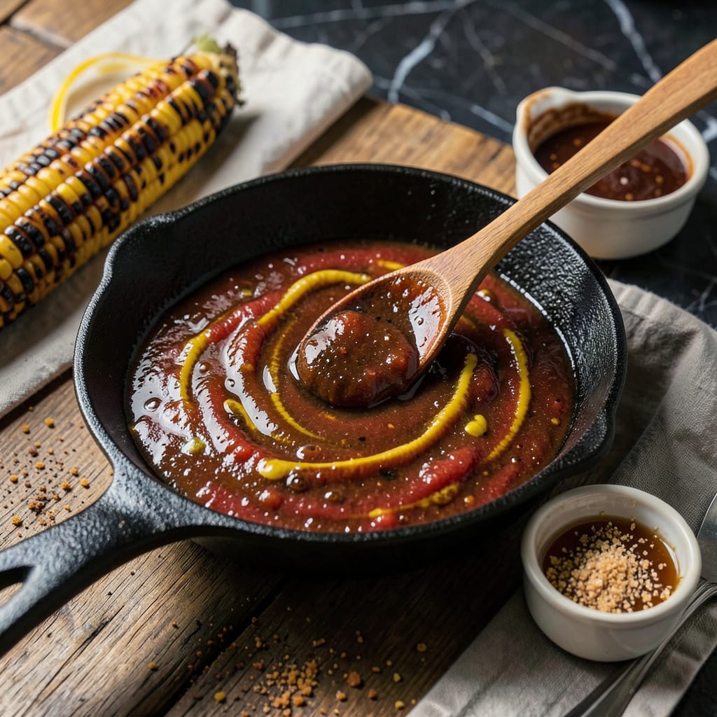 Visual representation of st louis bbq sauce recipe