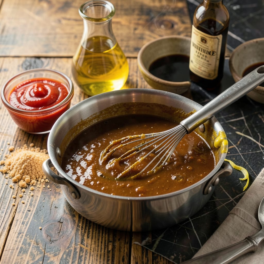 Visual representation of st louis bbq sauce recipe