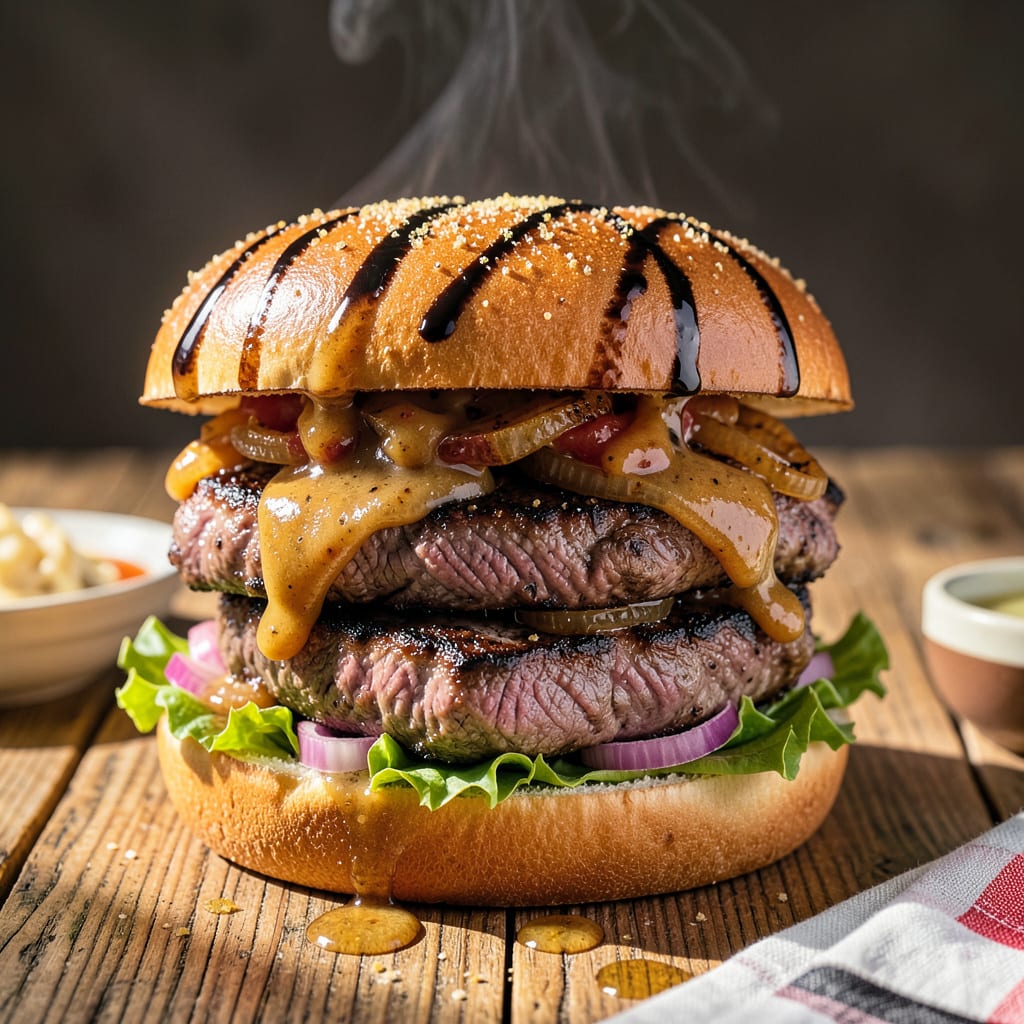 steak sandwich sauce recipe example with annotations