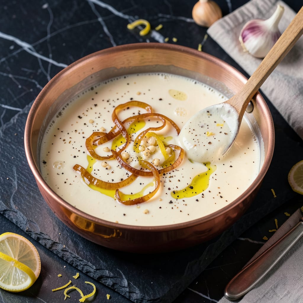 Surf and Turf Sauce Recipe: Rich, Garlicky Drizzle for Steak and Seafood illustration with key details