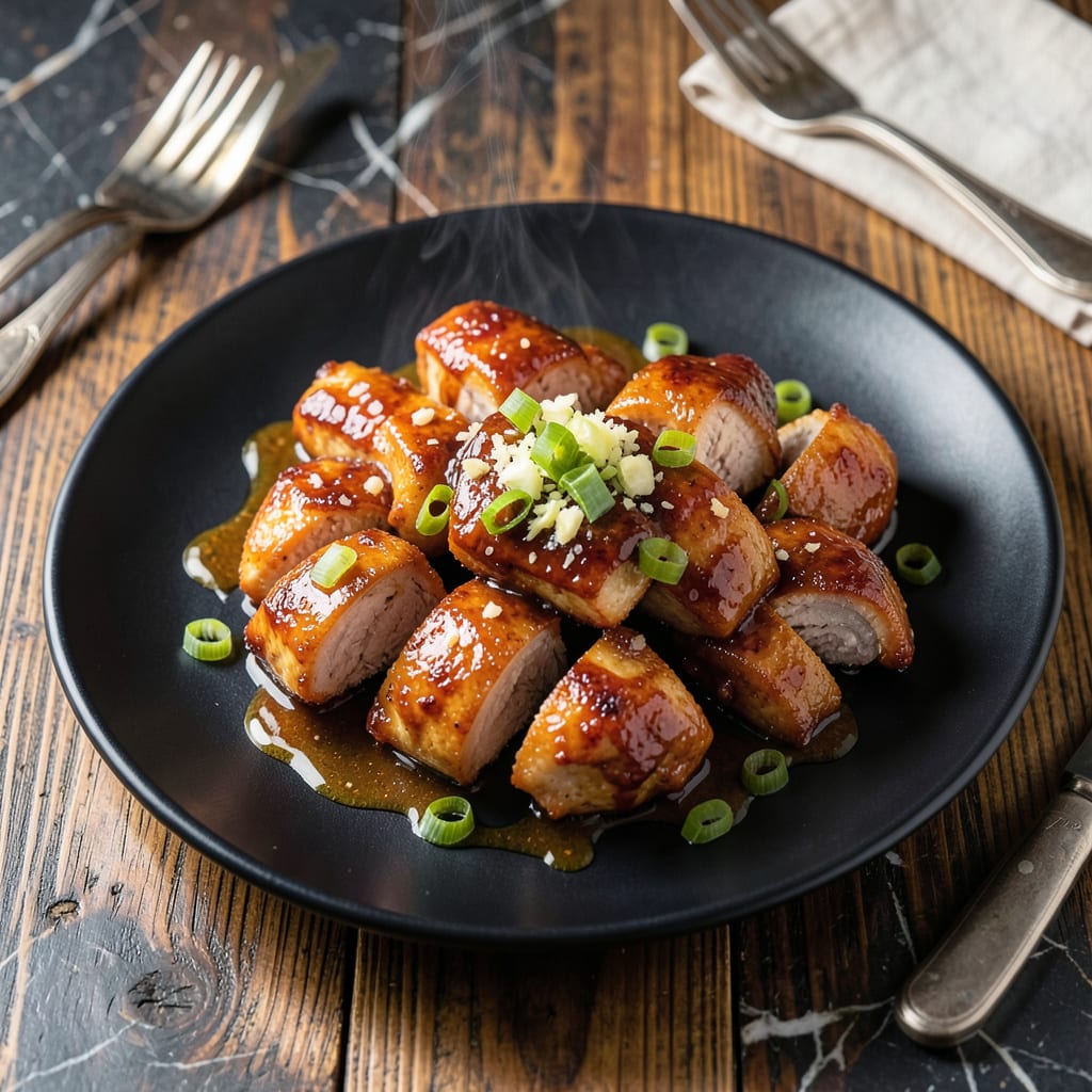 Visual representation of Sweet And Sour Duck Sauce Chicken Recipe: Tangy Glaze With Asian Flair