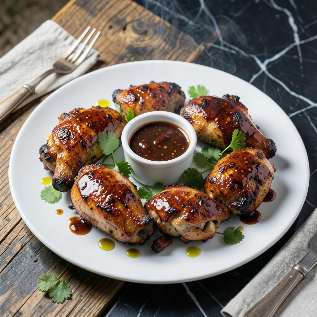 Comprehensive Sweet And Spicy BBQ Sauce Recipe For Chicken: Smoky Glazed Stickiness visual reference