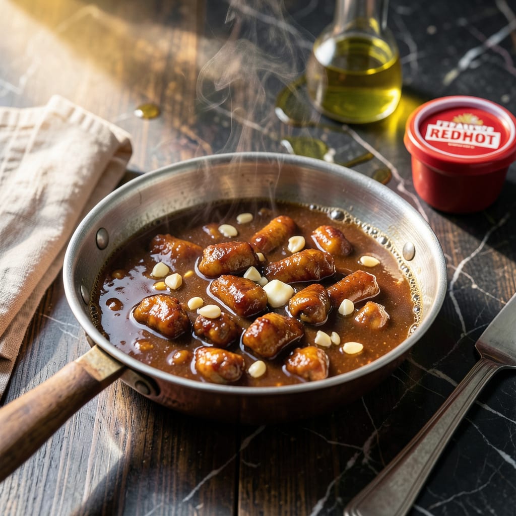 Sweet And Spicy Chicken Wing Sauce Recipe: Glossy Glaze With Balanced Heat illustration with key details