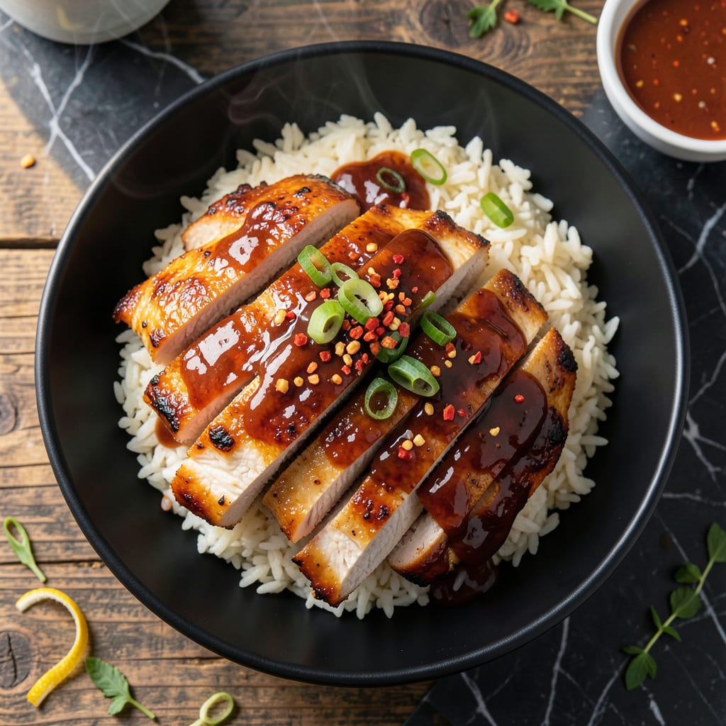 Sweet Chili Sauce Chicken Breast Recipe: Thai Inspired Glazed Perfection example with annotations
