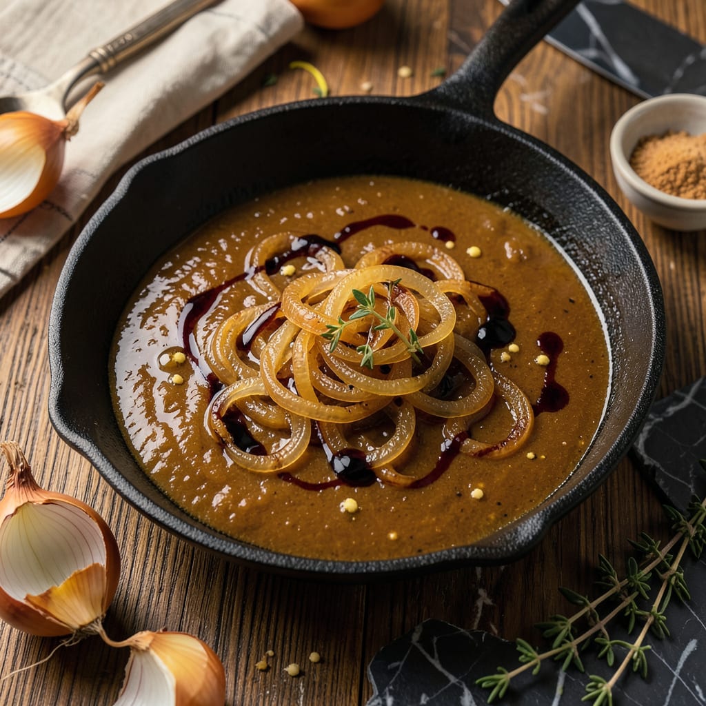 Complete Sweet Onion Sauce Recipe: Caramelized Richness for Burgers and More overview image