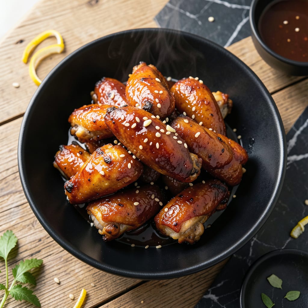 Complete Sweet Soy Sauce Chicken Wings Recipe: Sticky Glaze With Irresistible Umami overview image