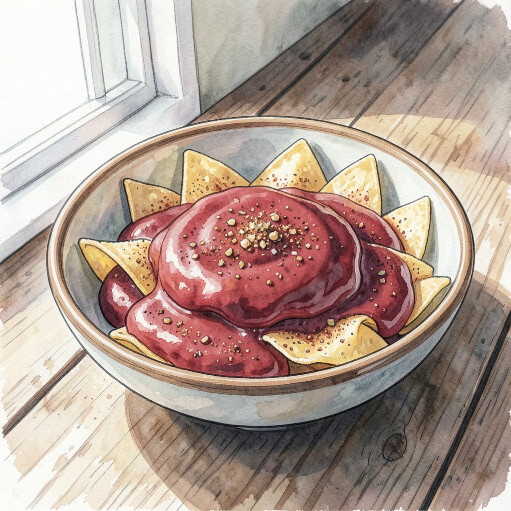 taco bell red sauce copycat recipe example with annotations