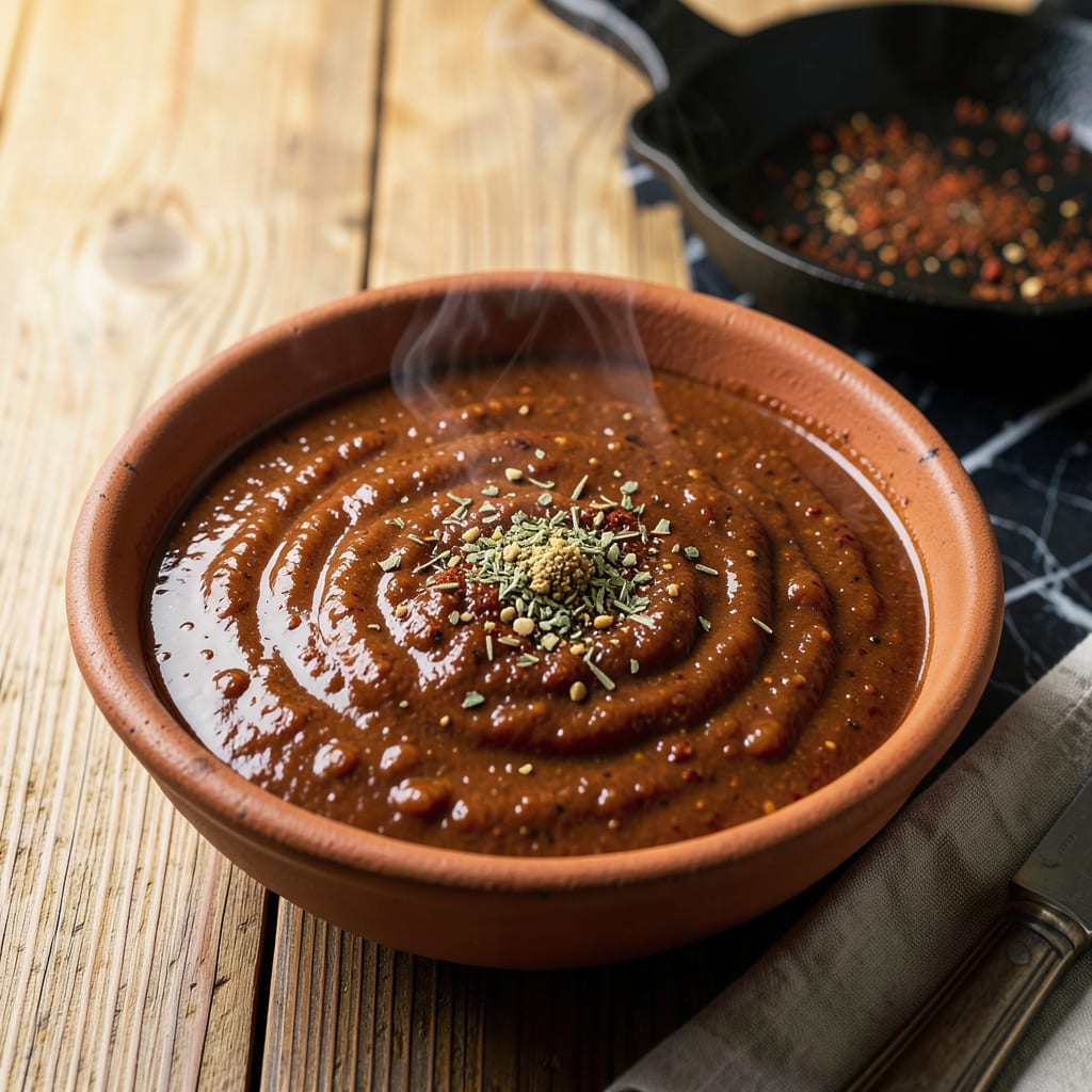 Visual representation of taco tico enchilada sauce recipe