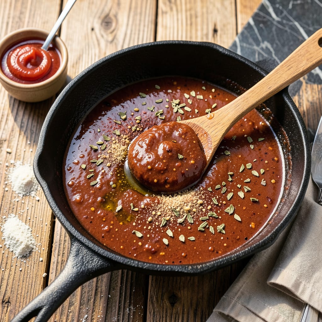 Visual representation of Tex Mex Sauce Recipe: Smoky, Spicy Blend for Tacos and More