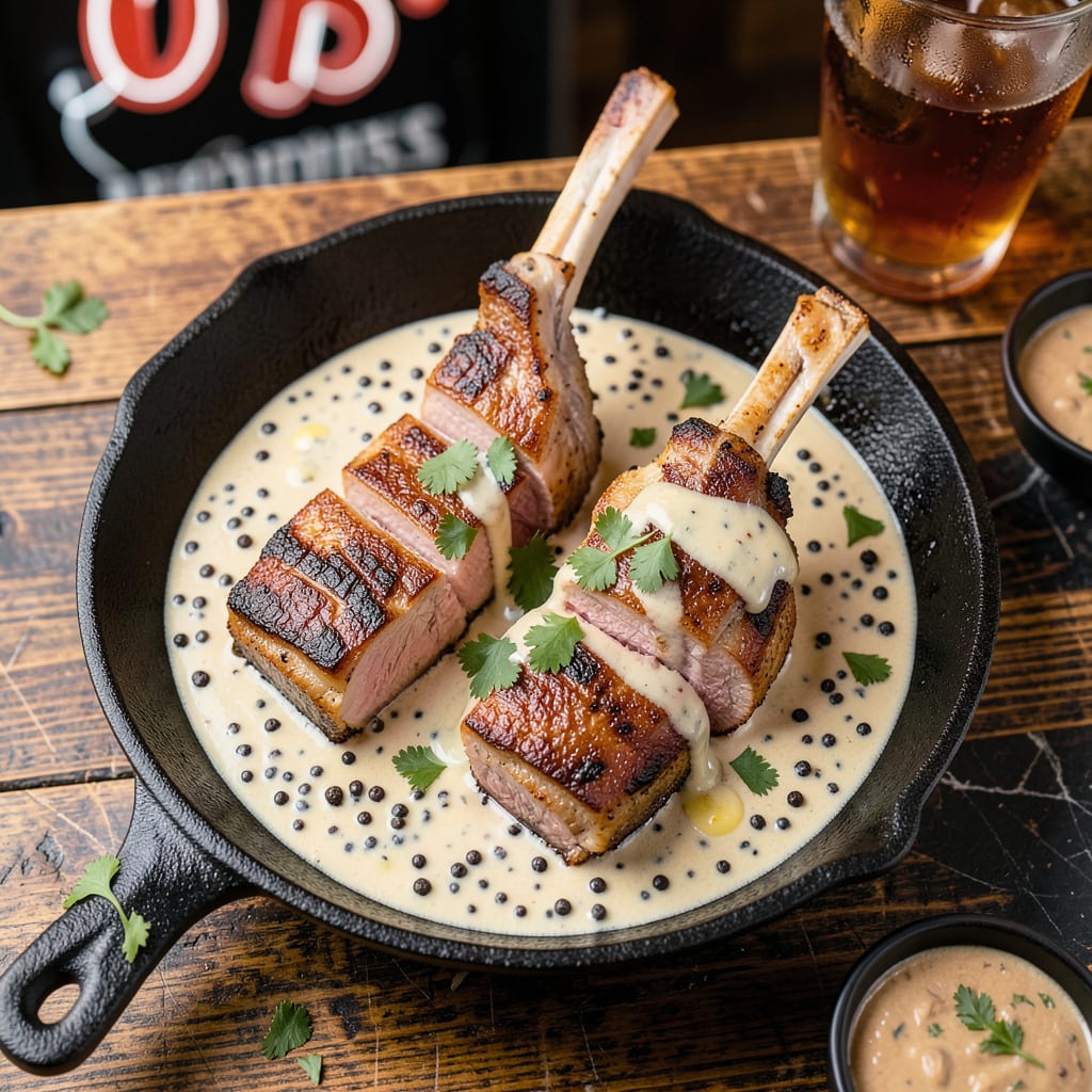 Texas Roadhouse Pork Chop With Peppercorn Sauce Recipe: Juicy Chops and Creamy Pan Sauce detailed visual guide