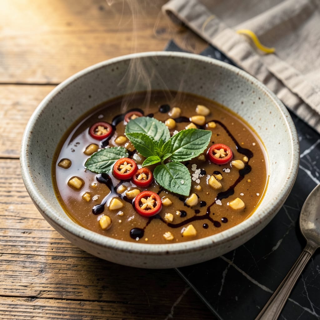 Visual representation of Thai Basil Sauce Recipe: Bold, Aromatic Flavor in 10 Minutes