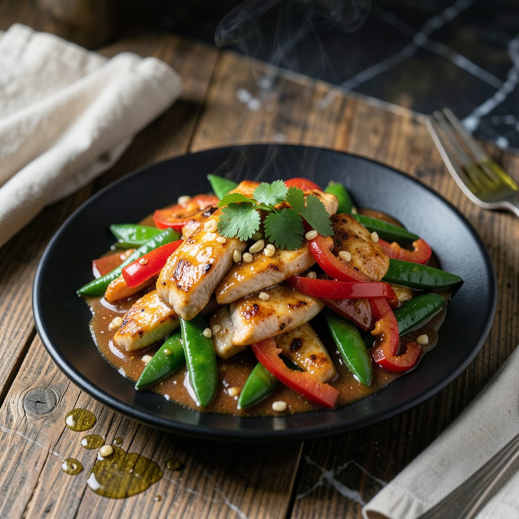 Visual representation of Thai Chicken Stir Fry Sauce Recipe: Authentic Sweet Spicy Balance