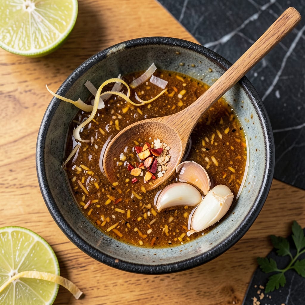 Thai Ginger Sauce Recipe: Zesty, Sweet, and Restaurant Ready example with annotations