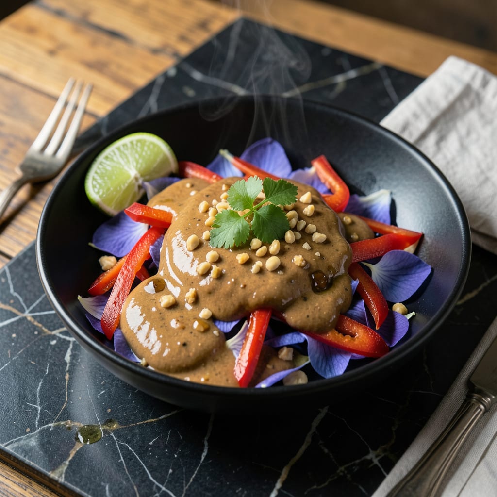 Thai Peanut Sauce Recipe: Nutty Umami Drizzle for Noodles detailed visual guide