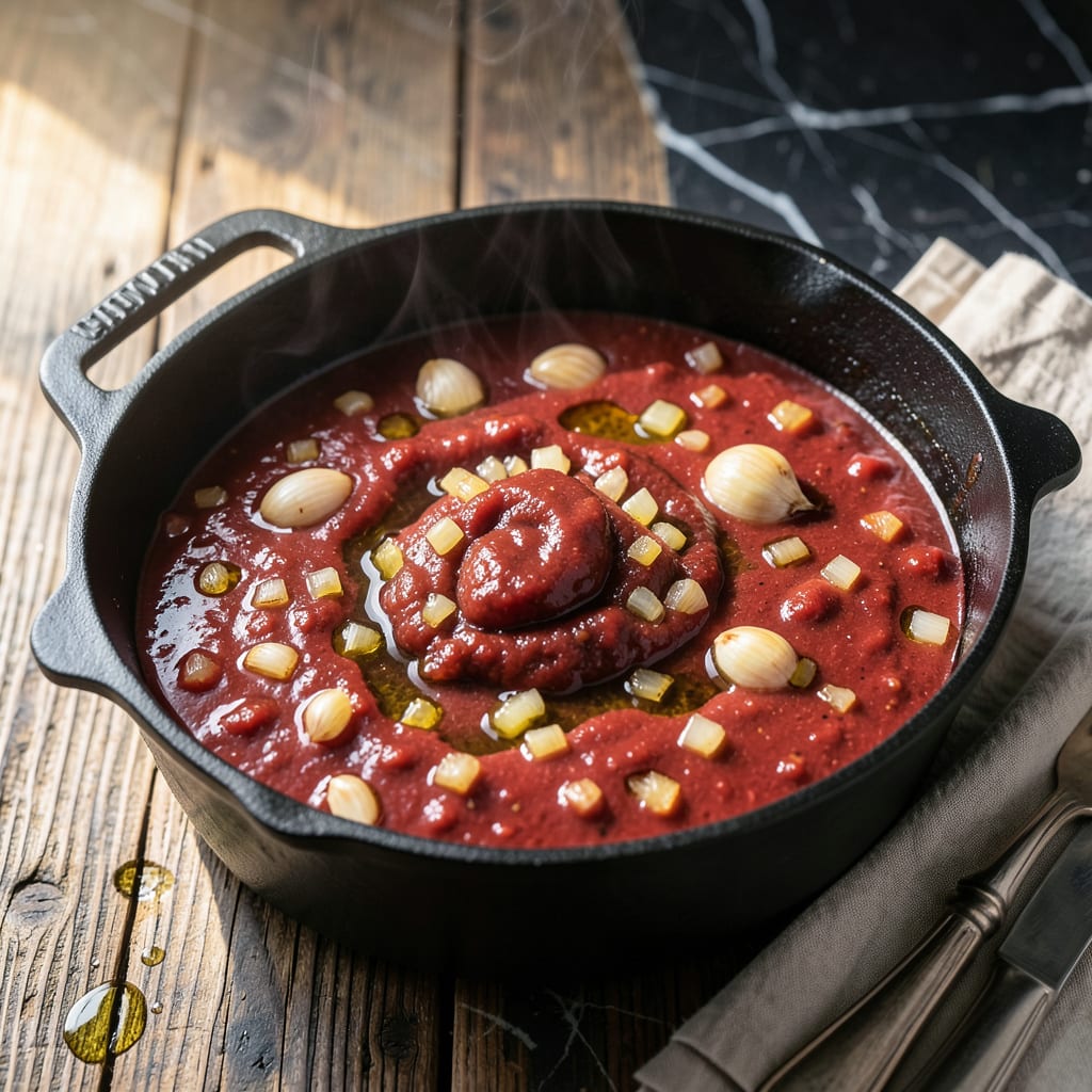 The Bear Sauce Recipe: Bold Umami Depth for Pasta Night example with annotations