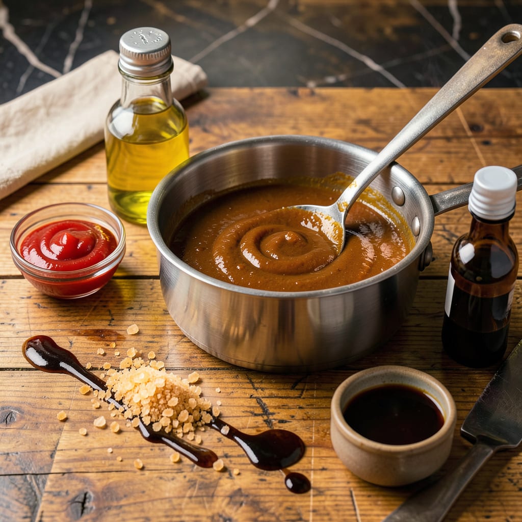 Tony Roma's BBQ Sauce Recipe: Tangy Sweet Glaze for Grilling Mastery illustration with key details