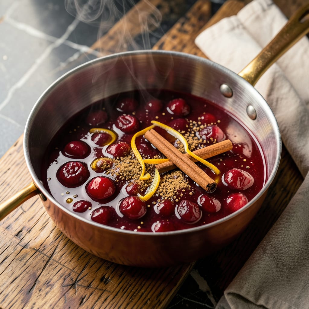 Comprehensive tyler florence cranberry sauce recipe visual reference