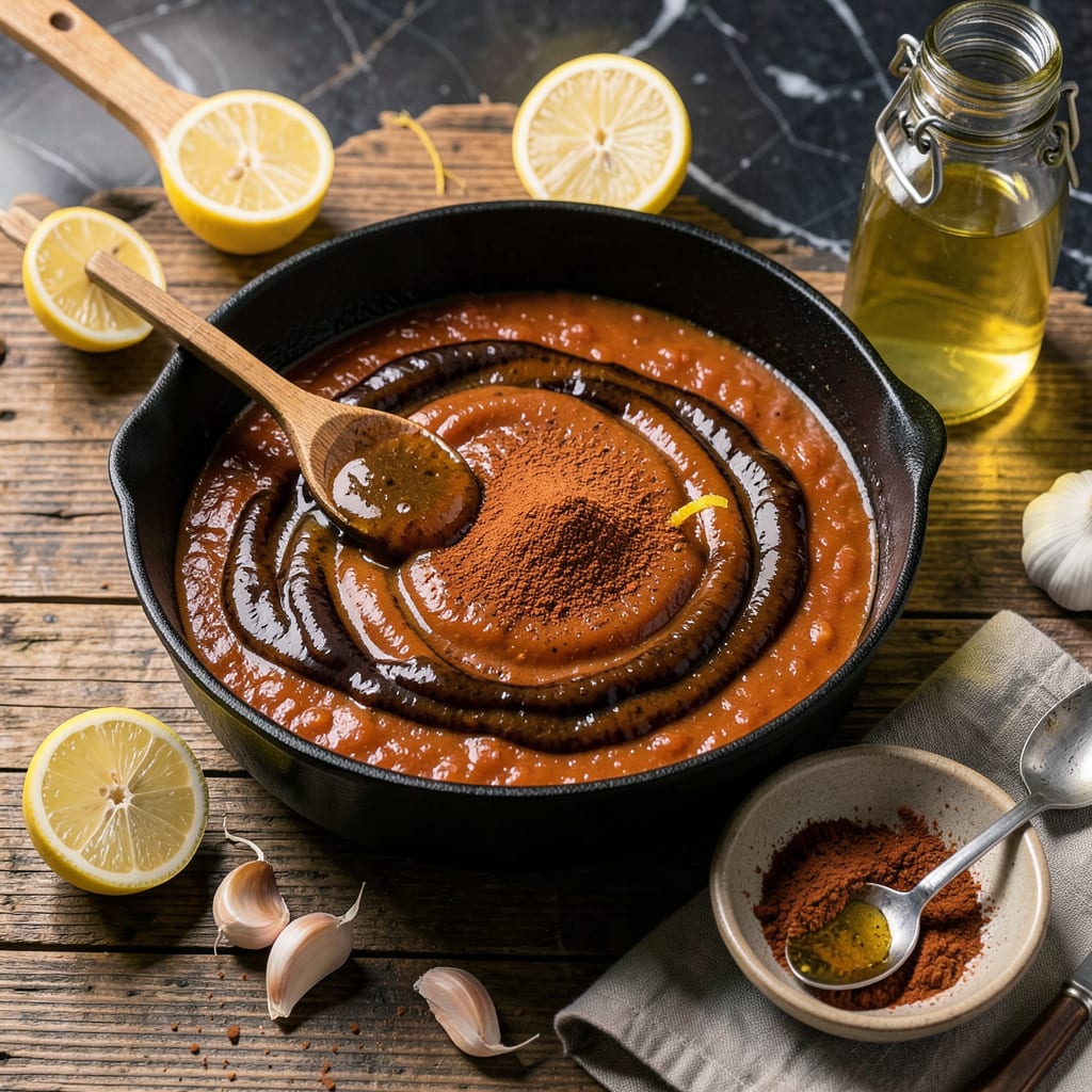 vegan bbq sauce recipe detailed visual guide