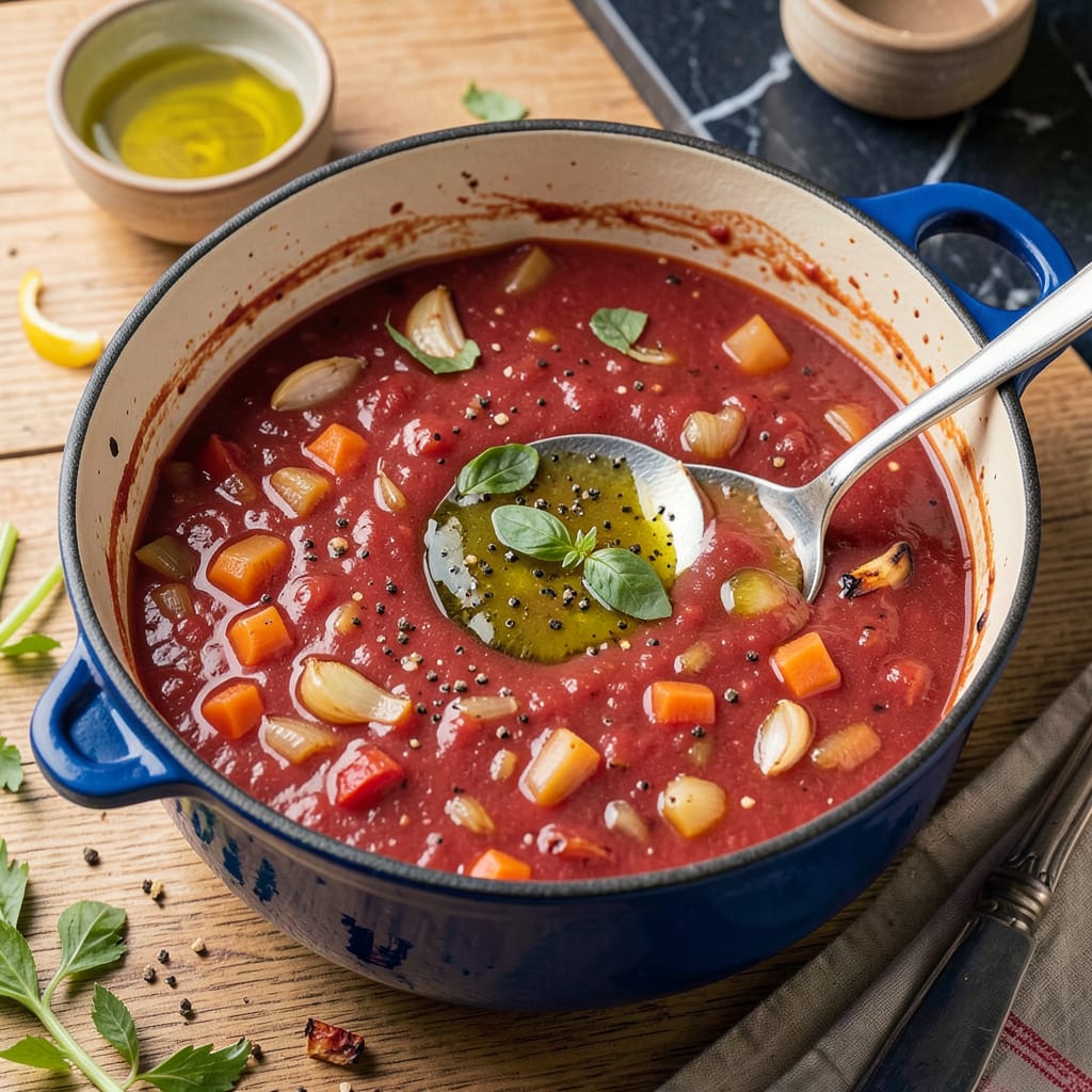 vegetable pasta sauce recipe detailed visual guide