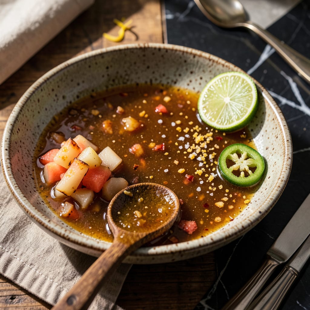 Comprehensive Watermelon Rind Sauce Recipe: Tangy Sweet Condiment for Zero Waste Cooking visual reference