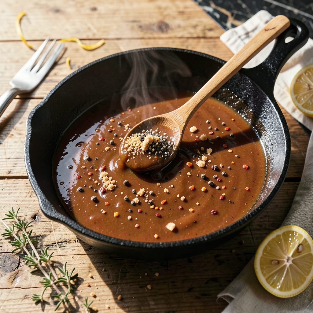 Western Carolina BBQ Sauce Recipe: Tangy Vinegar Pepper Kick for Pulled Pork detailed visual guide