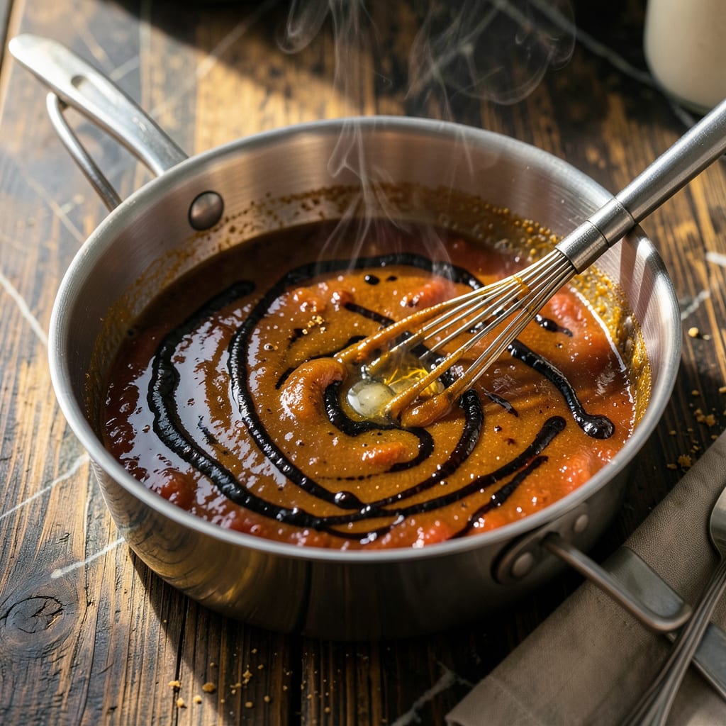 Complete whiskey bbq sauce recipe overview image
