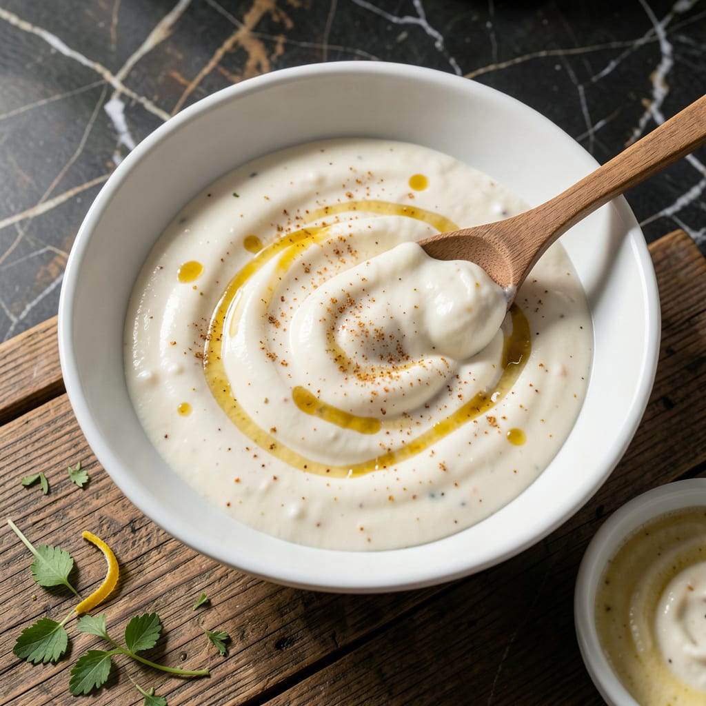 Visual representation of White BBQ Sauce Recipe for Chicken: Alabama Style Tangy Creaminess