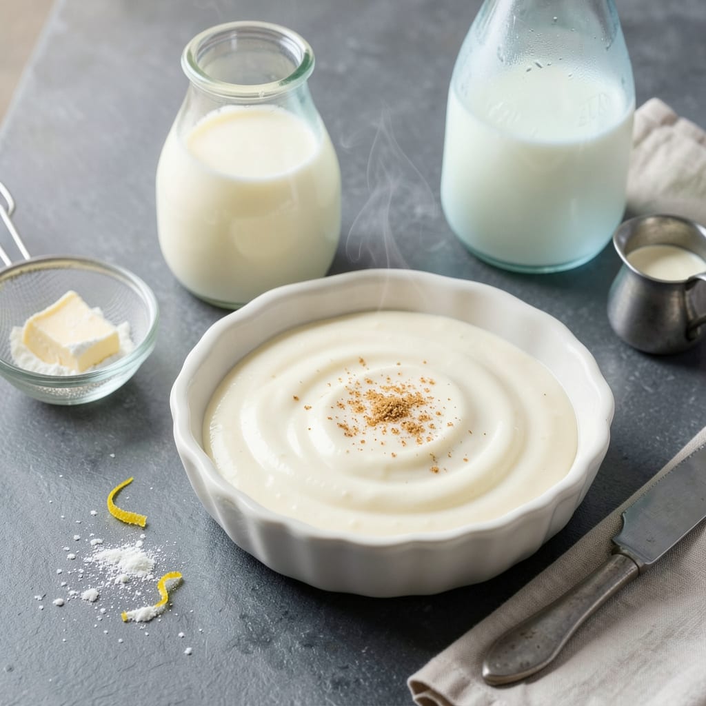 Visual representation of White Sauce Recipe: Silky Smooth Base for Pasta and Casseroles