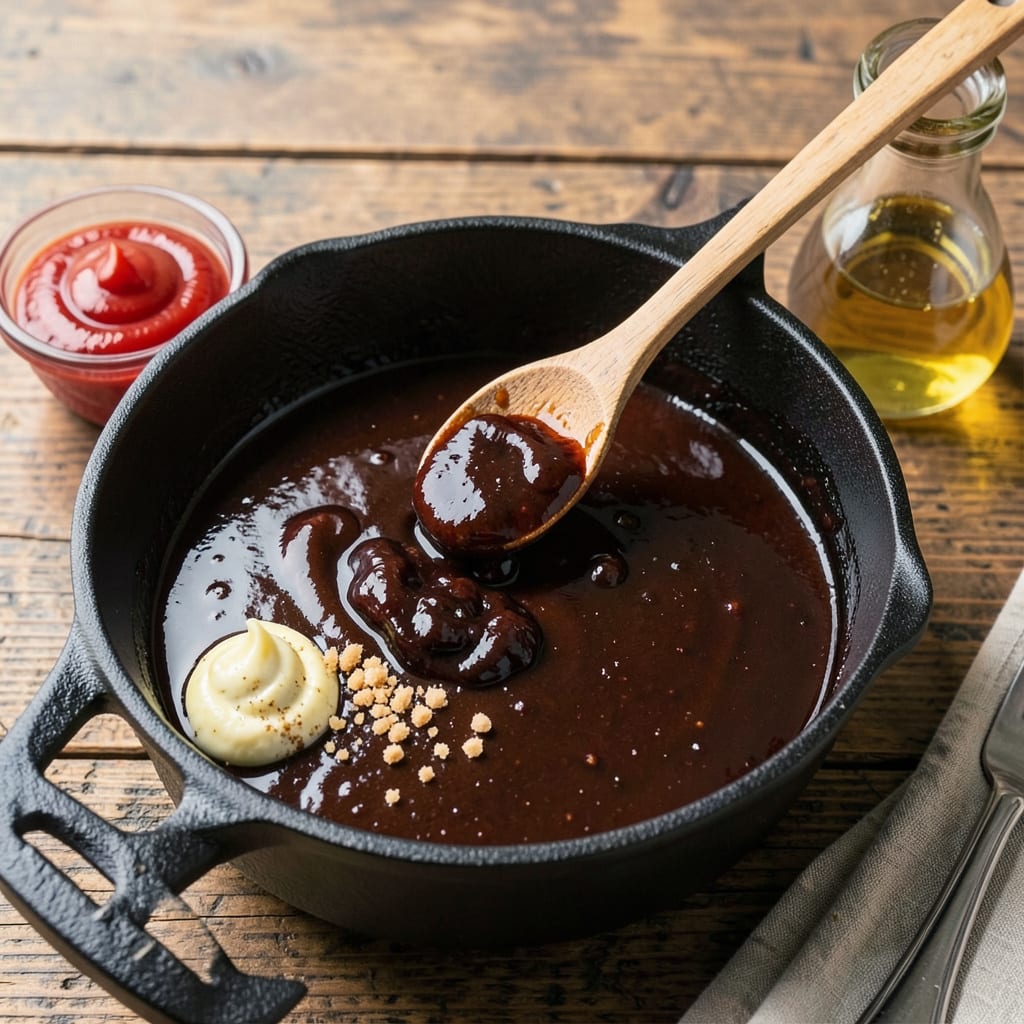 Visual representation of whitts bbq sauce recipe