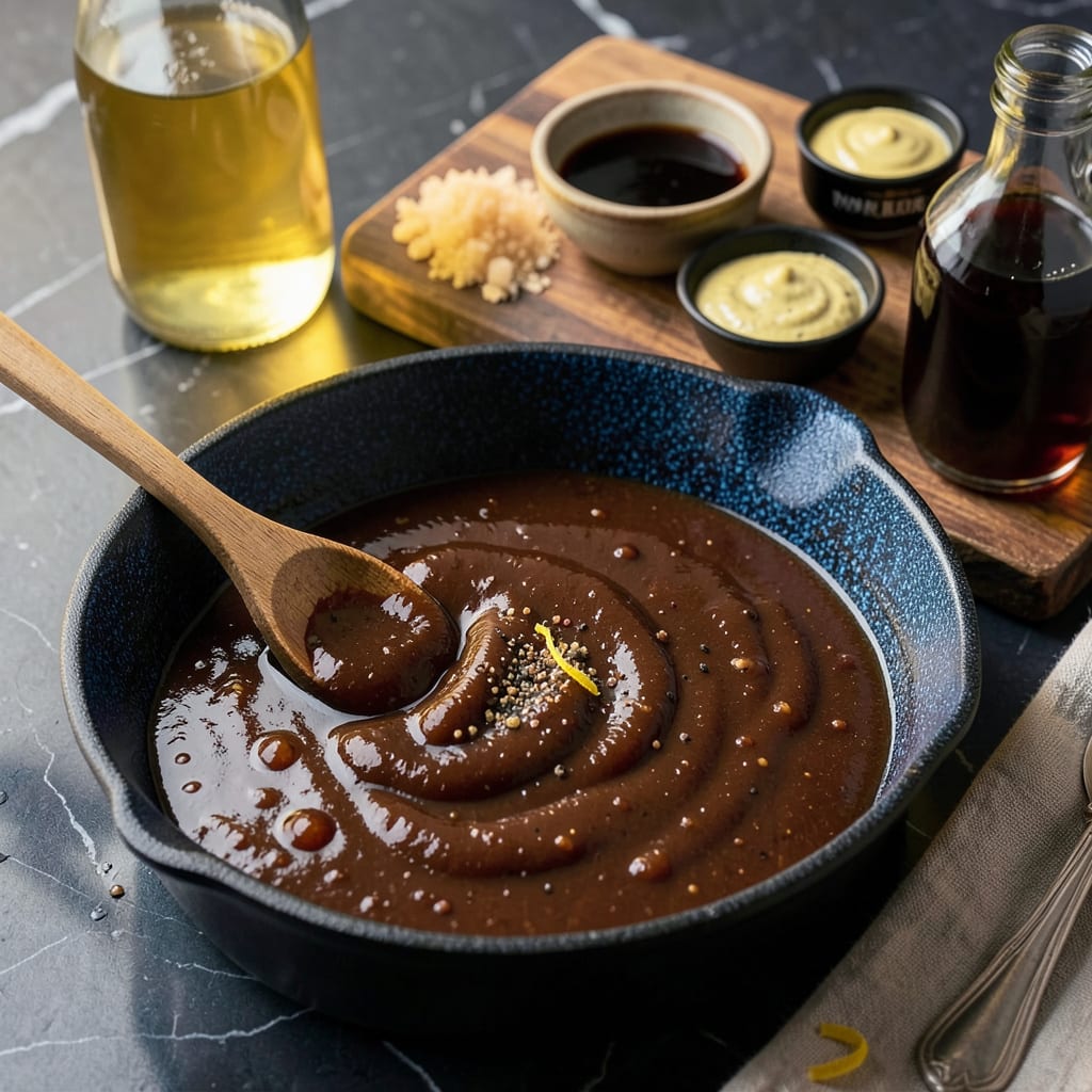 Wood Ranch BBQ Sauce Recipe: Tangy Sweet Glaze for Grilling Season example with annotations